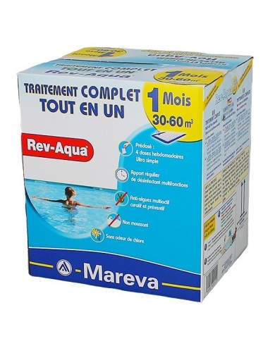 Rev-Aqua, Kit traitement 1 mois, 30-60 m3 Rev-Aqua, Kit traitement 1 mois, 30-60 m3