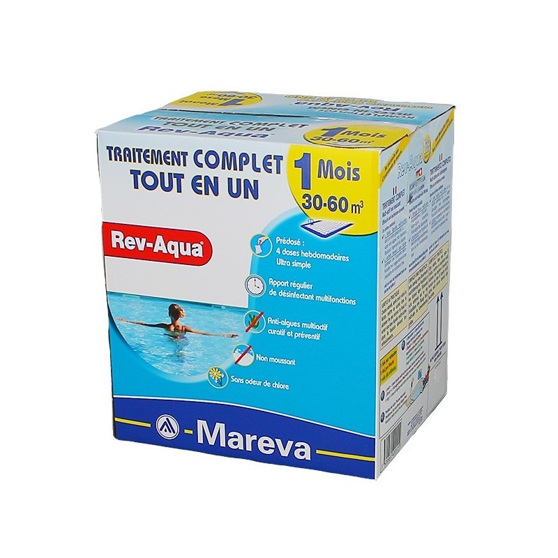 Rev-Aqua, Kit traitement 1 mois, 30-60 m3