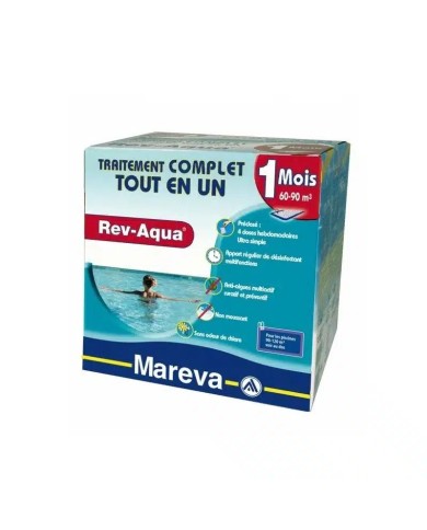 Rev-Aqua, Kit traitement 1 mois, 60-90 m3 Rev-Aqua, Kit traitement 1 mois, 60-90 m3
