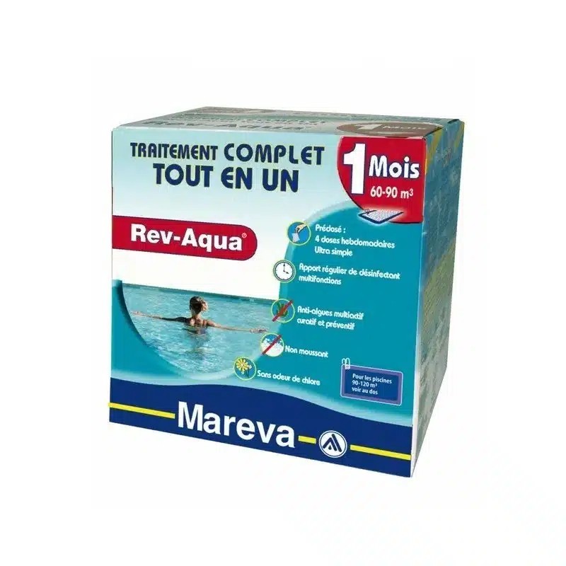 Rev-Aqua, Kit traitement 1 mois, 60-90 m3