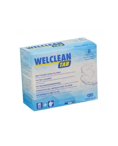 Nettoyant pour filtres WELCLEAN TAB, 8 pastilles Nettoyant pour filtres WELCLEAN TAB, 8 pastilles
