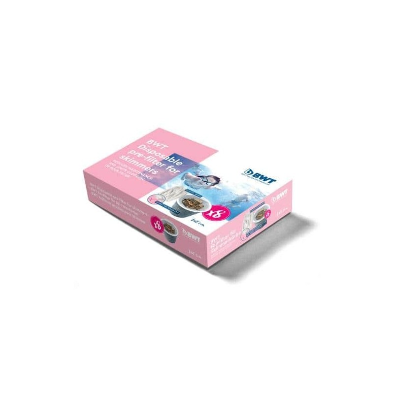 Préfiltre Jetable Skimmer BWT (x8) | Protection Filtre Piscine Préfiltre Jetable Skimmer BWT (x8) | Protection Filtre Piscine