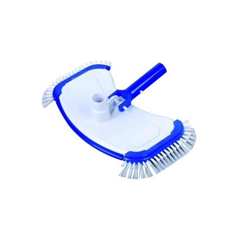 Tête de balai liner haricot, brosses coté+dessus Tête de balai liner haricot, brosses coté+dessus