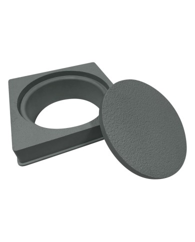 Cadre et couvercle, gris anthracite, 17 x 17 cm Cadre et couvercle, gris anthracite, 17 x 17 cm