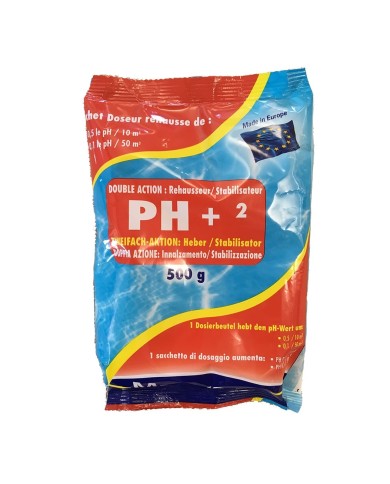 pH+² Rehausseur et stabilisateur de pH - sachet 500 g pH+² Rehausseur et stabilisateur de pH - sachet 500 g