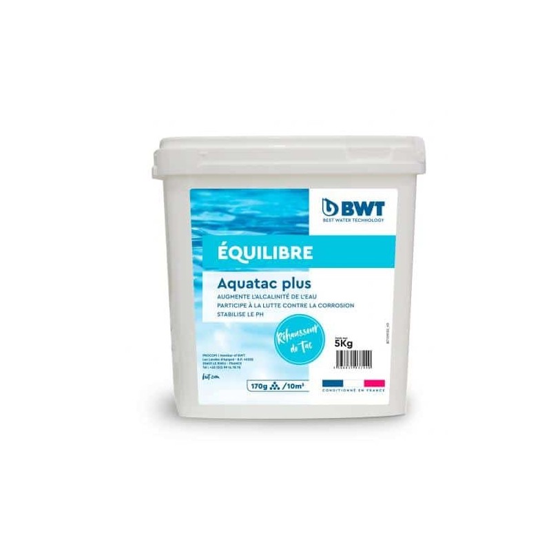 TAC-plus Poudre AQUATAC 5Kg | Augmente l'Alcalinité de l'Eau TAC-plus Poudre AQUATAC 5Kg | Augmente l'Alcalinité de l'Eau