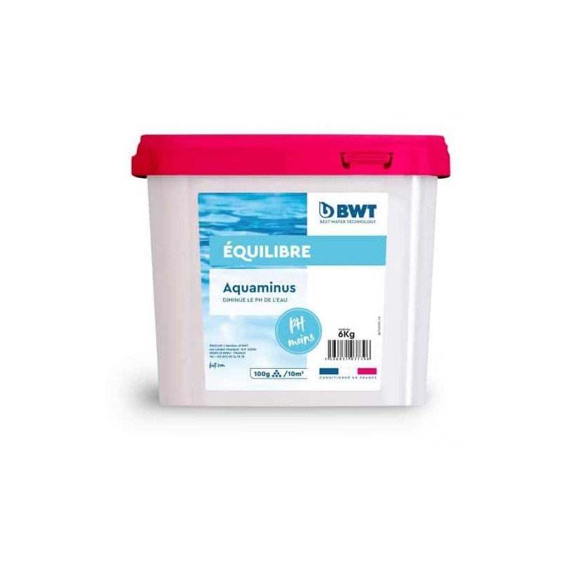 pH-moins Granulés AQUAMINUS 6Kg | Baisse le pH de l'Eau pH-moins Granulés AQUAMINUS 6Kg | Baisse le pH de l'Eau