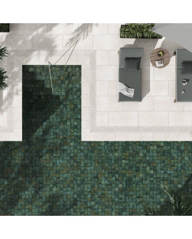 Carrelage Margelle piscine Talon L Cements Collection – SNOW Carrelage Margelle piscine Talon L Cements Collection – SNOW