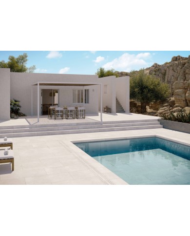 Carrelage Margelle piscine Talon L Cements Collection – SNOW