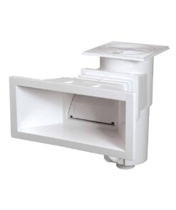 Skimmer grande meurtrière avec rallonge, SL119-SB118, Blanc