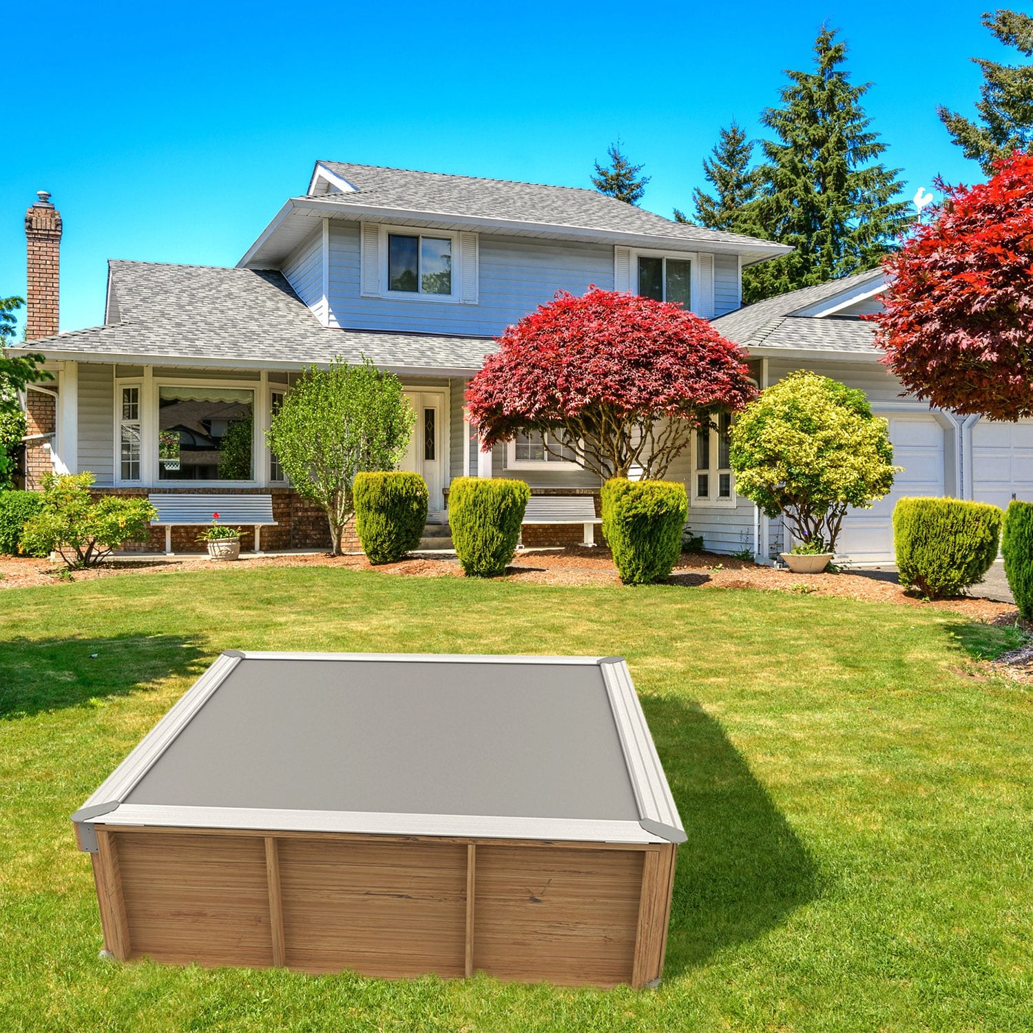 Piscine bois pistoche 2x2