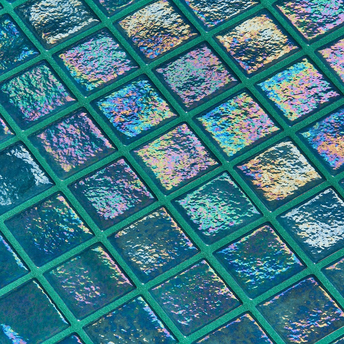 Mosaïque piscine Iridescent Collection – JADE