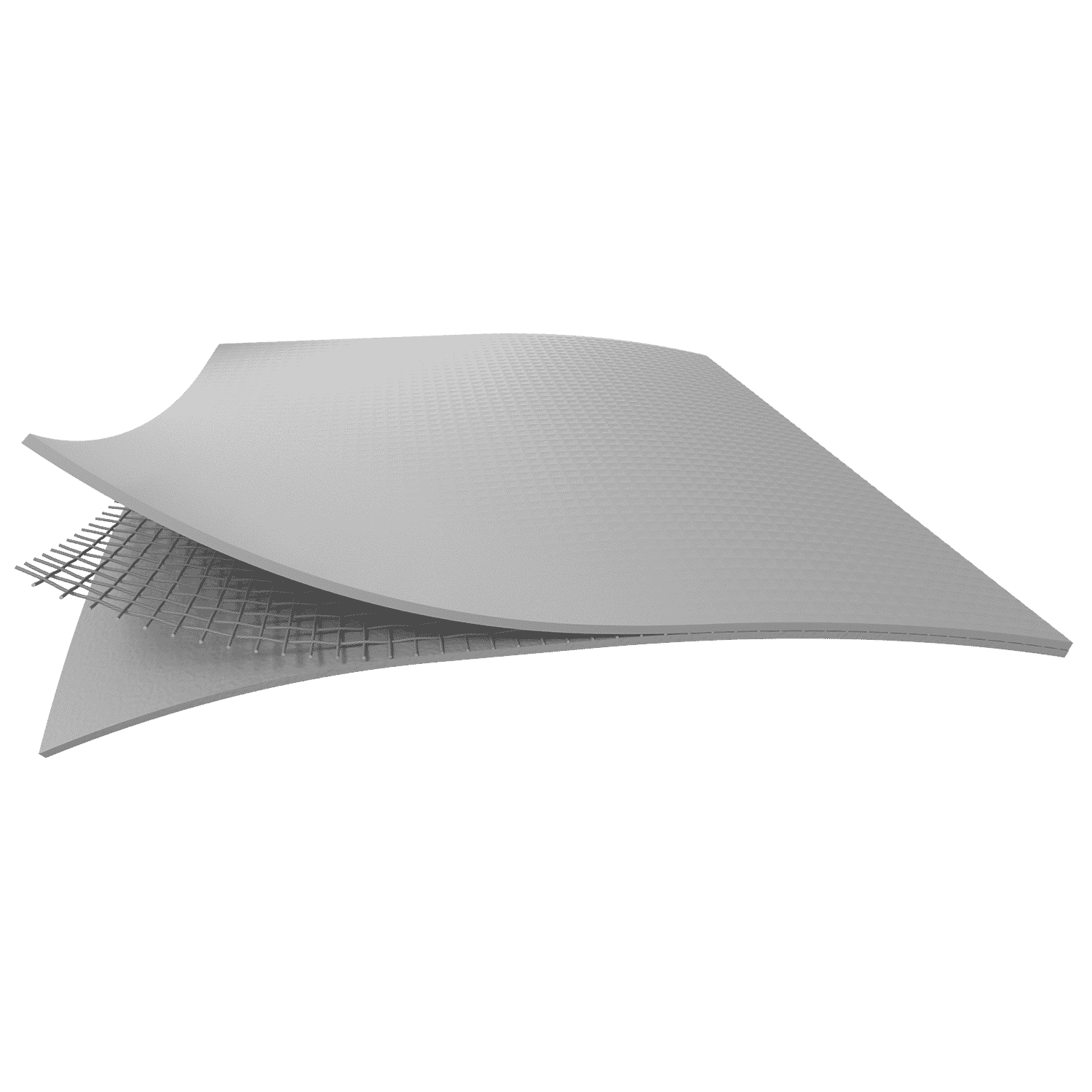 Membrane armée ALKORPLAN, gris clair