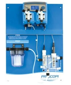 Régulation automatique EMEC avec cellule chlore ouverte
