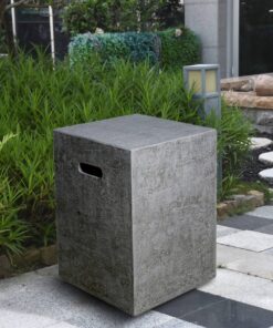 Table brasero HAMPTON - Coffre de bouteille