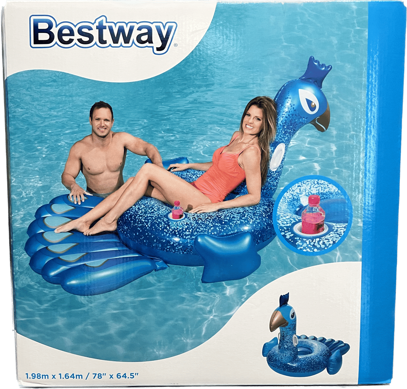 Bouée paon royal XXL