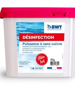 Chlore 4 fonctions, 200/250 gr, Puissance 4 - 5 kg