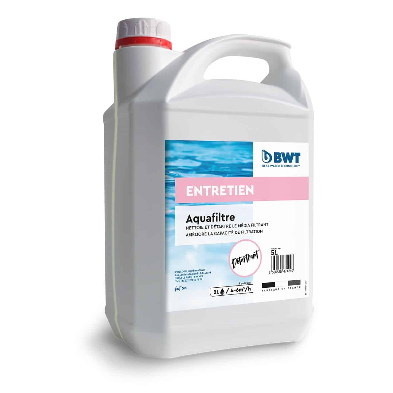 Détartrant pour filtre, AQUAFILTRE - 5 L