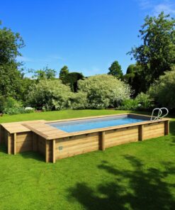 Piscine bois URBAINE 6x2.50, Ht 133, chauffage