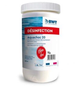 Chlore choc en pastille 20gr AQUACHOC 20 - 1 KG