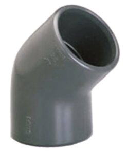 Coude à 45° femelle PVC pression à coller Ø50