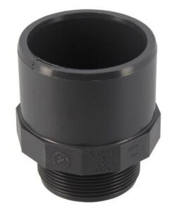 Embout fileté mâle-femelle PN10 PVC pression à coller Ø63/75