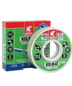 Bande d'étanchéité KOLMAT FIBRE SEAL pour raccords filetés 15mx12mm