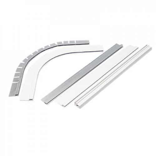 Hung PVC droit 50mm, baguette de 2m