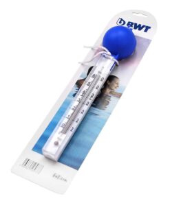 Thermomètre flottant boule bleue