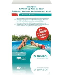 Traitement mensuel piscine hors sol, bassin jusqu'à 10m3