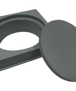 Kit Couvercle, 17x17 cm, Gris anthracite