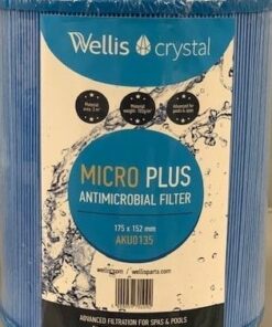 Cartouche WELLIS AKU0136 bleu antimicrobial