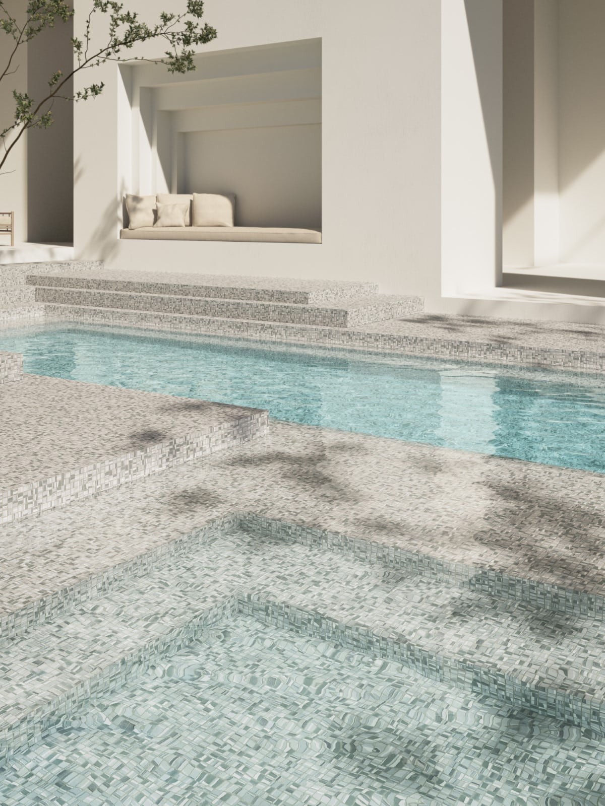 Mosaïque piscine Aquarelle Collection – LAYERS