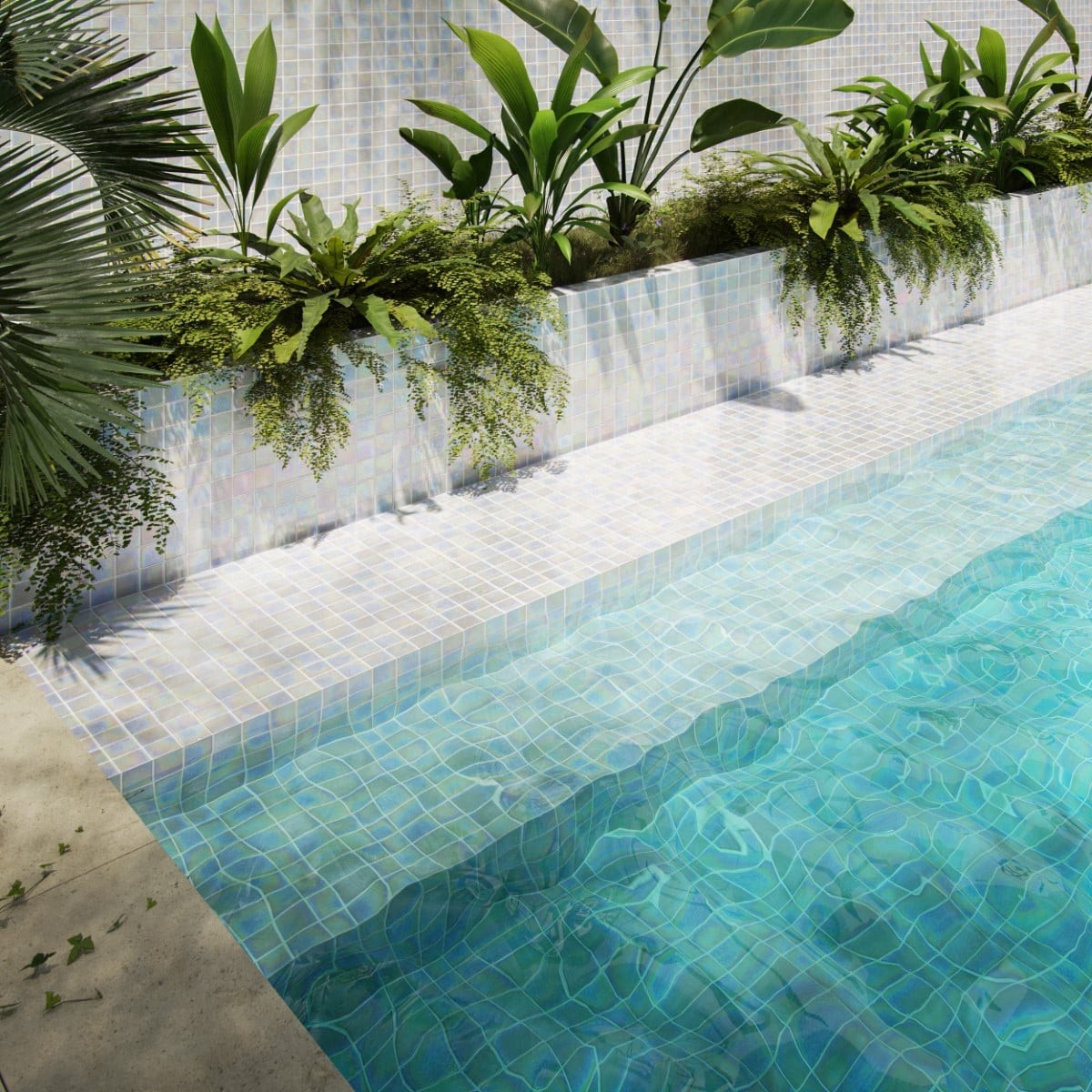 Mosaïque piscine Iridescent Collection – PERLA