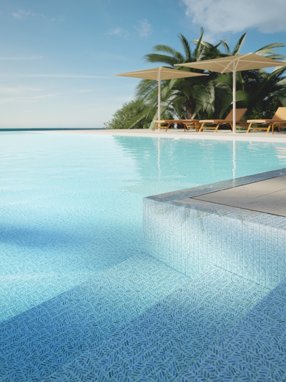 Mosaïque piscine Aquarelle Collection – STROKES