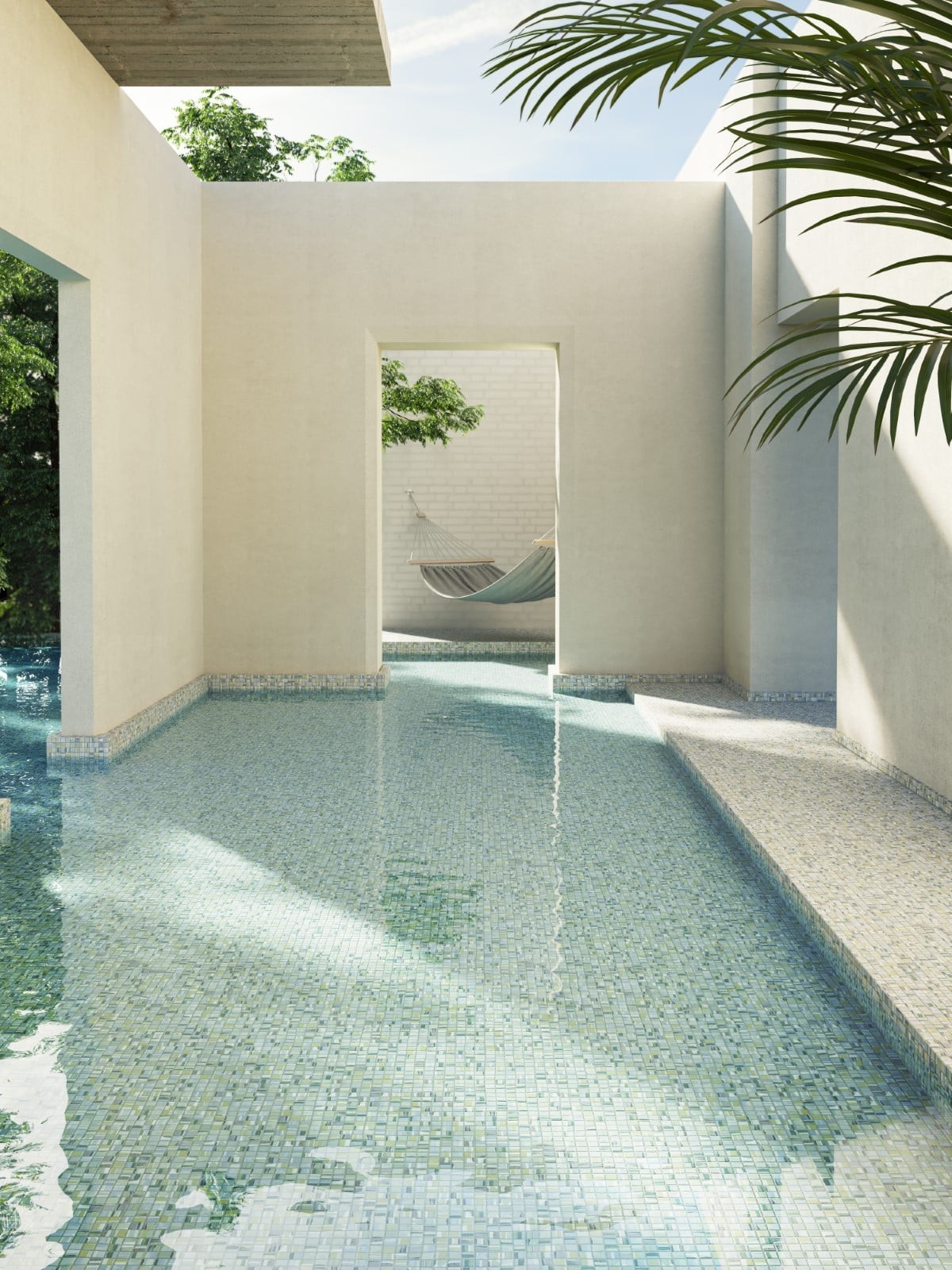 Mosaïque piscine Aquarelle Collection – PIGMENT