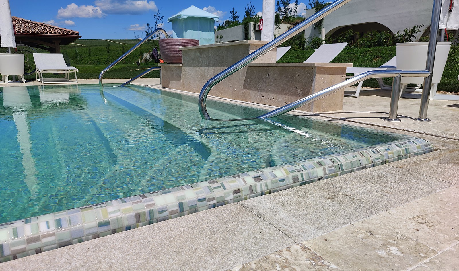 Mosaïque piscine Aquarelle Collection – PIGMENT