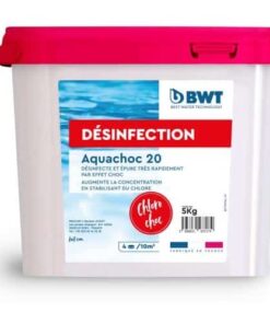 Chlore choc pastilles 20gr, AQUACHOC 20 - 5 kg