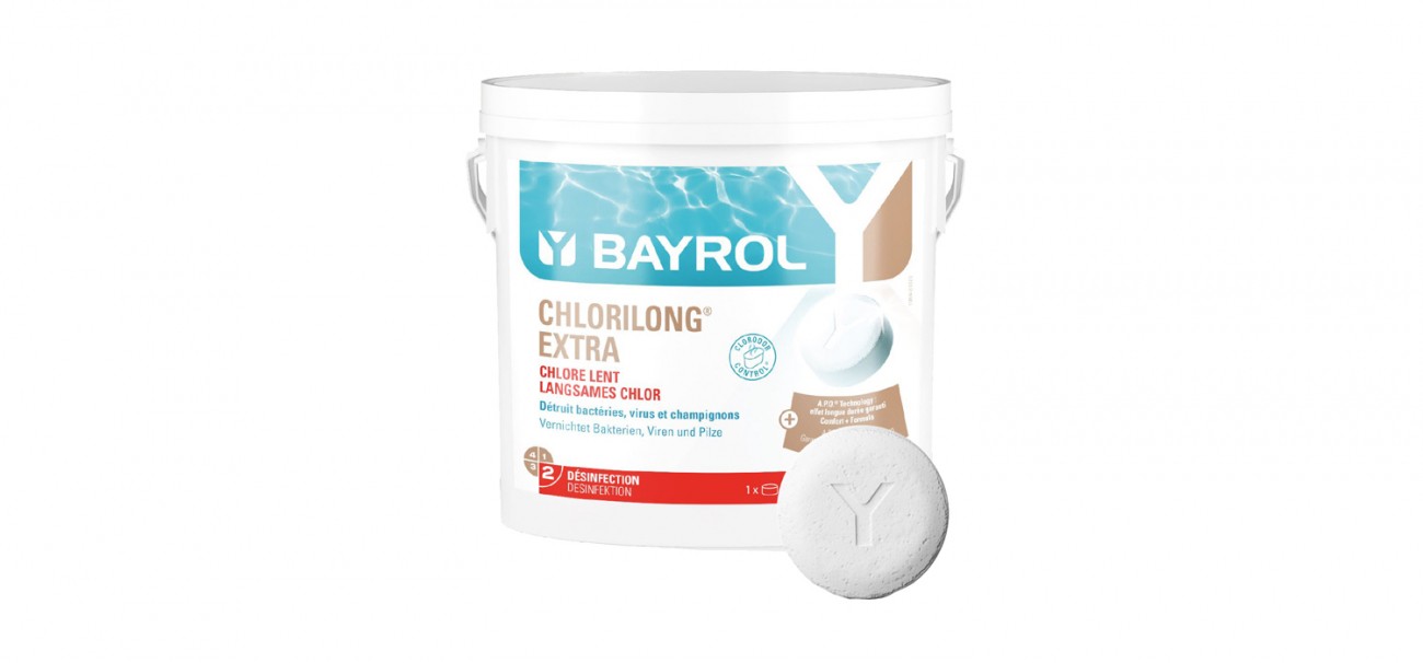 Galets de Chlore Lent - Chlorilong® Extra, 5kg